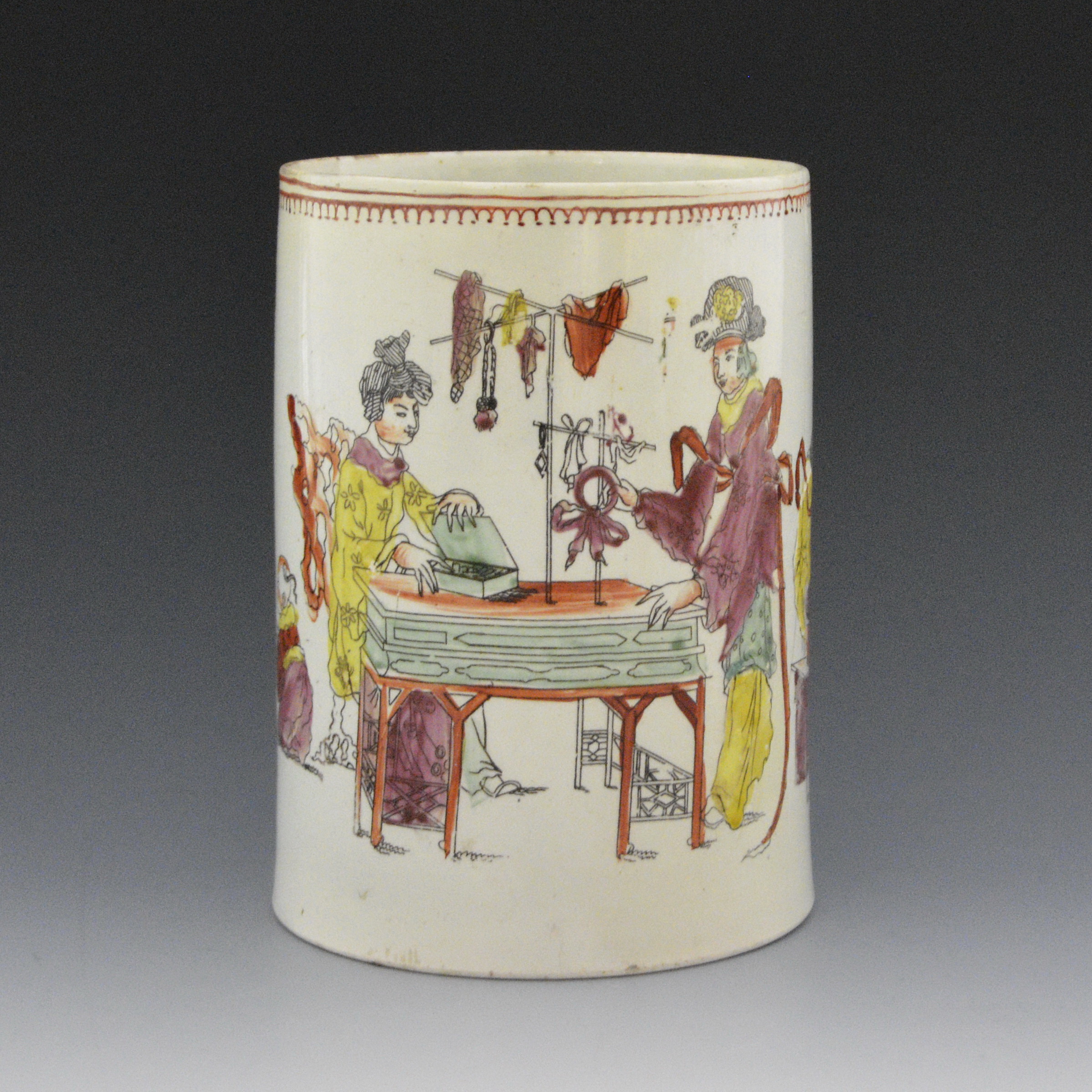 Mug, Two Chinese Ladies Choosing Accessories