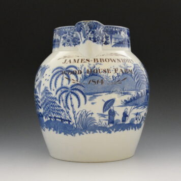 Commemorative Jug, James Brownjohn, Wood House Farm, 1814