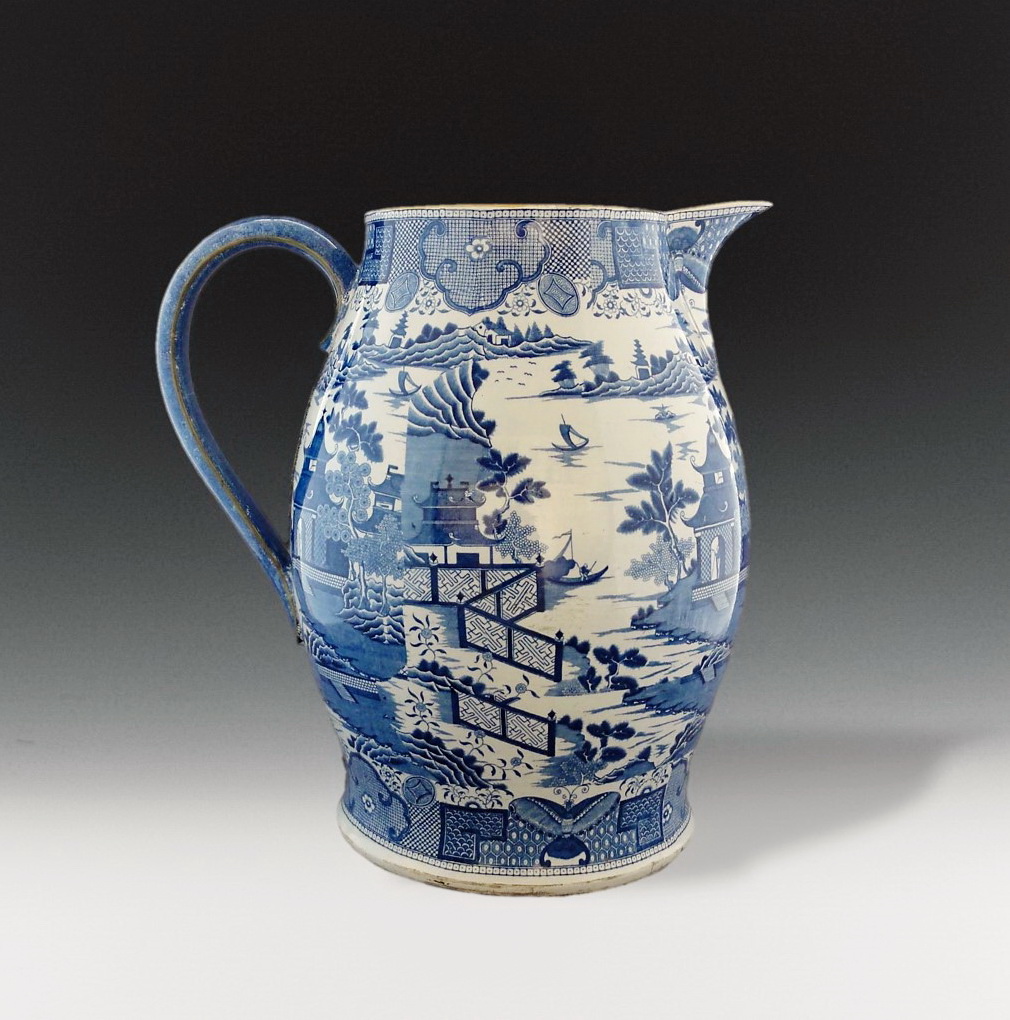 J117 Bridgeless Chinoiserie Exhibition Jug Maker Unknown 1