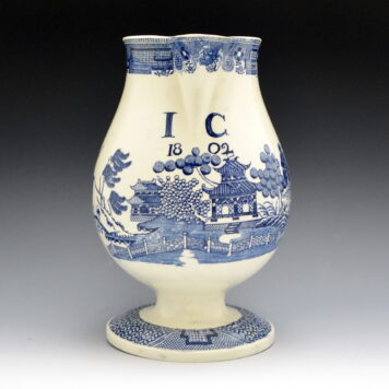 Commemorative Jug, Standard Willow Pattern