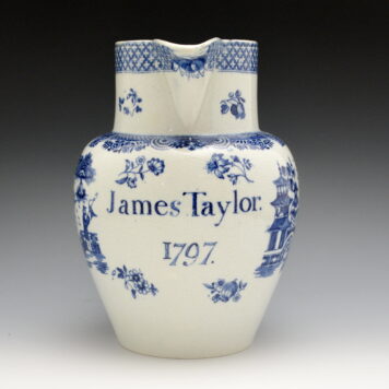 Commemorative Jug, Fisherman with Trap