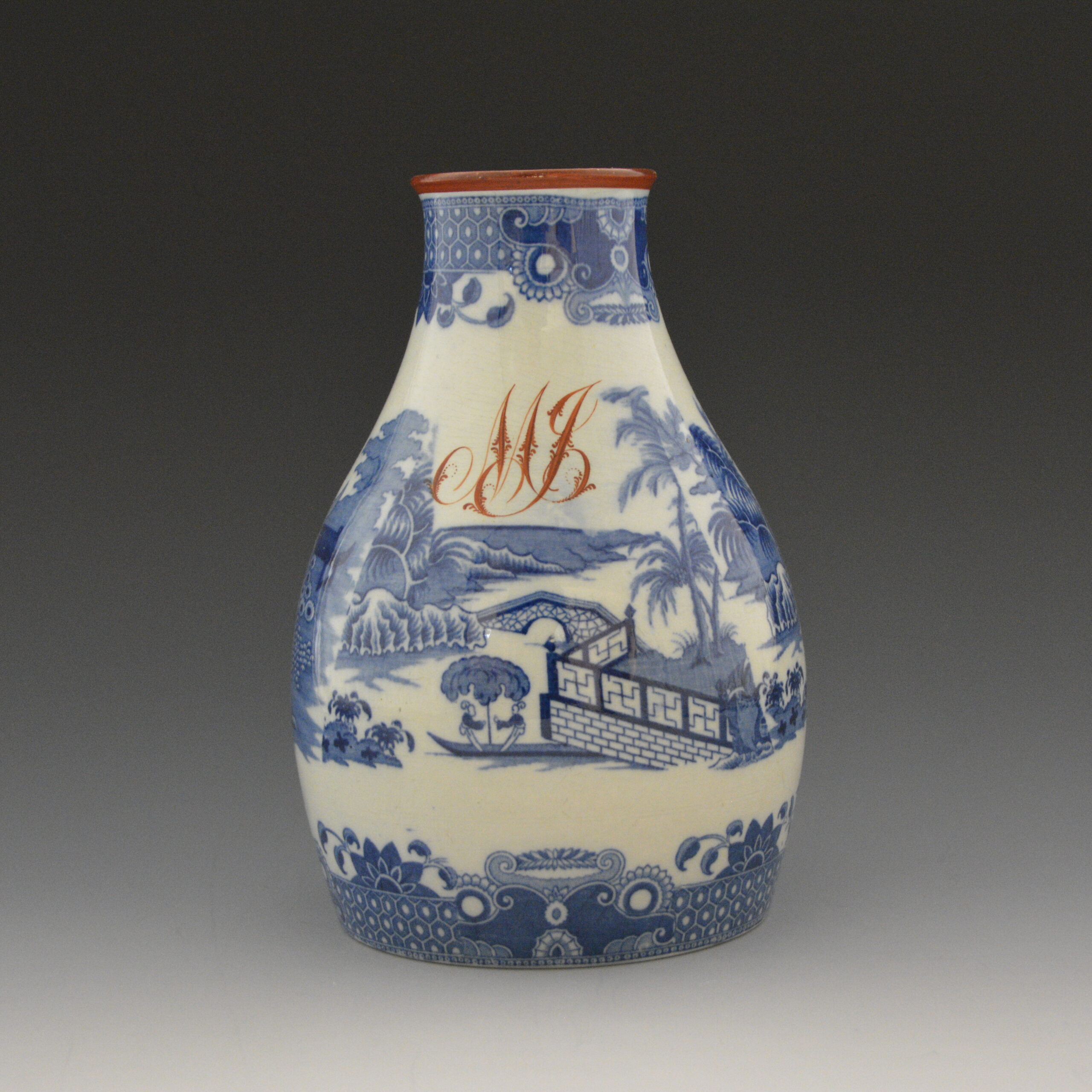 Commemorative Jug, Pagoda and Palms