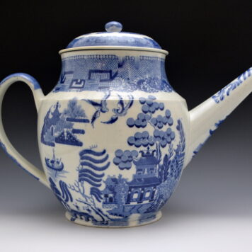 Punch Pot, Standard Willow Pattern