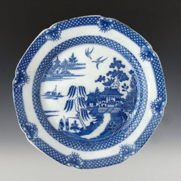 Plate, Fisherman Willow