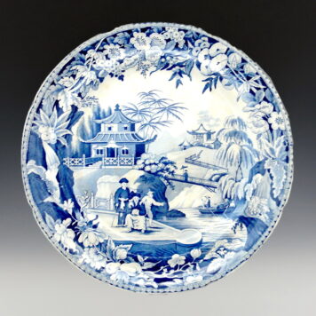 Plate, Chinoiserie High Bridge