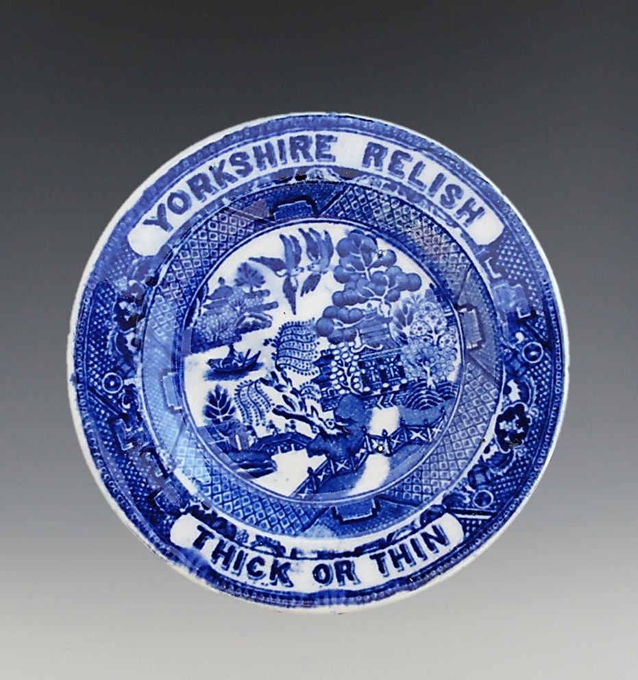 Advertising Plate, Yorkshire Relish Thick or Thin
