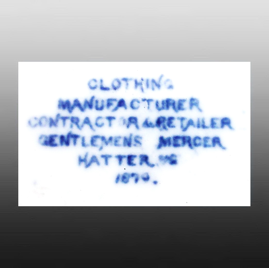 Advertising Plate, Standard Willow Pattern - Image 3