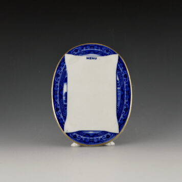 Menu Stand, Standard Willow Pattern Border