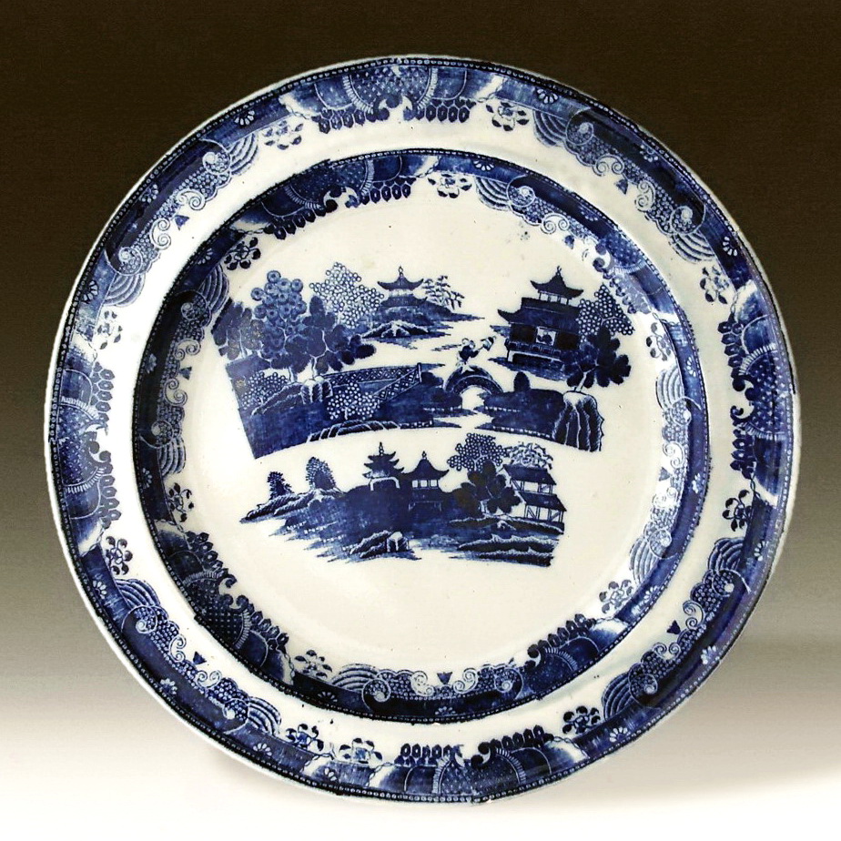 Platter, Chinaman with Rocket – The Zeller Collection