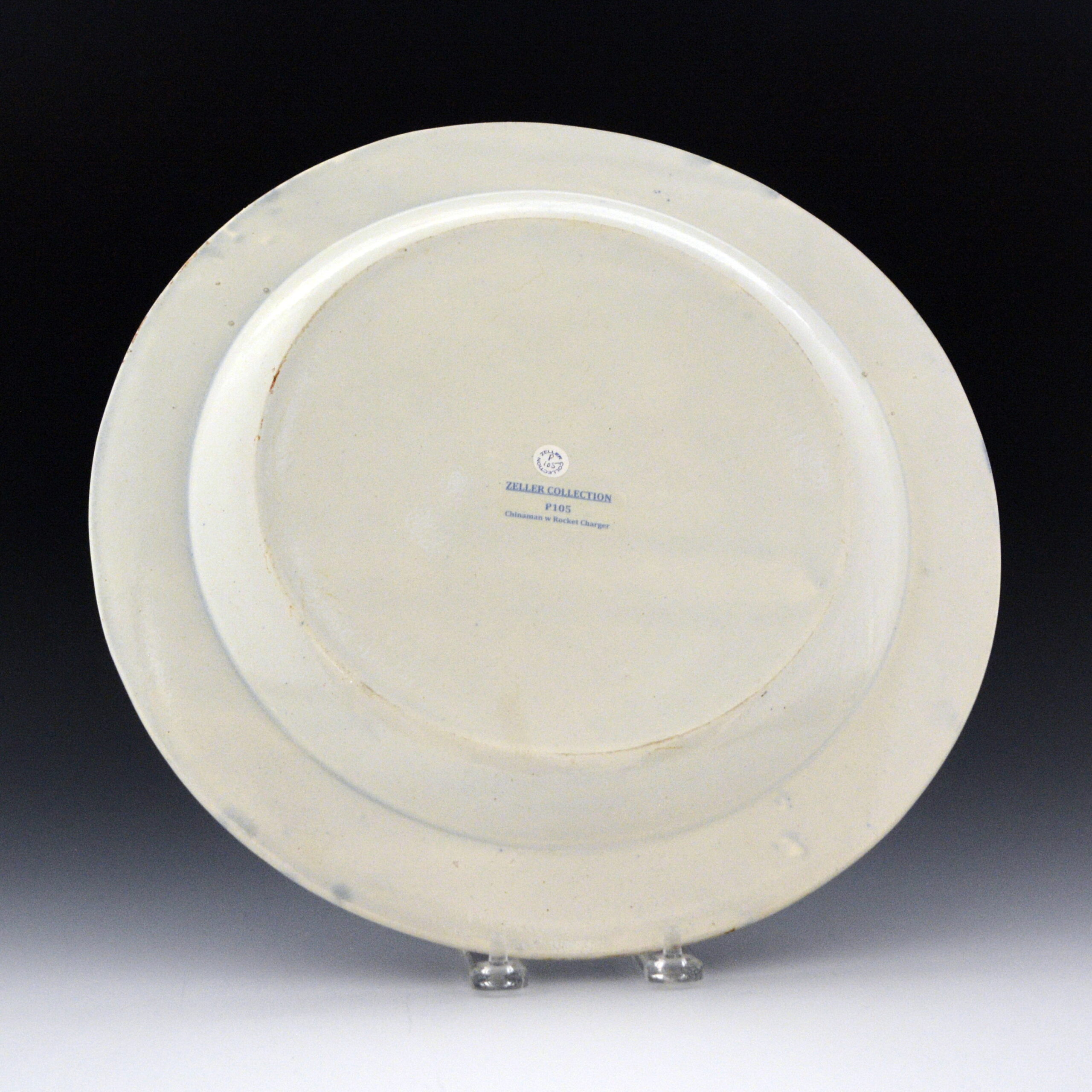 Platter, Chinaman with Rocket – The Zeller Collection