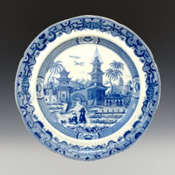 Plate, Great Wall of China