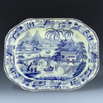 Platter, Bridge and Pagoda