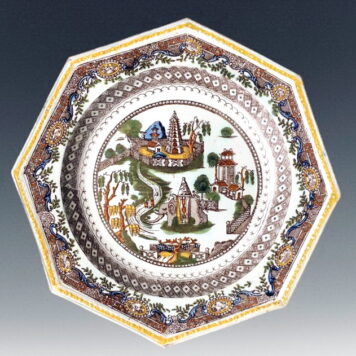 Plate, Elephant and Howdah