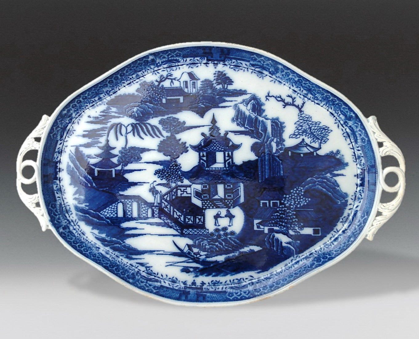 Tray, Two Figures II