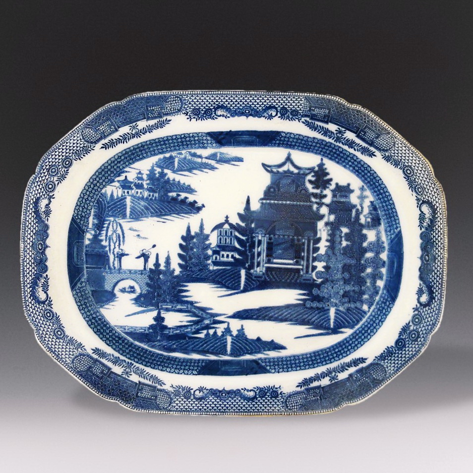 Platter, House with Tiled Floors The Zeller Collection