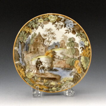 Tea Saucer, Chinoiserie High Bridge