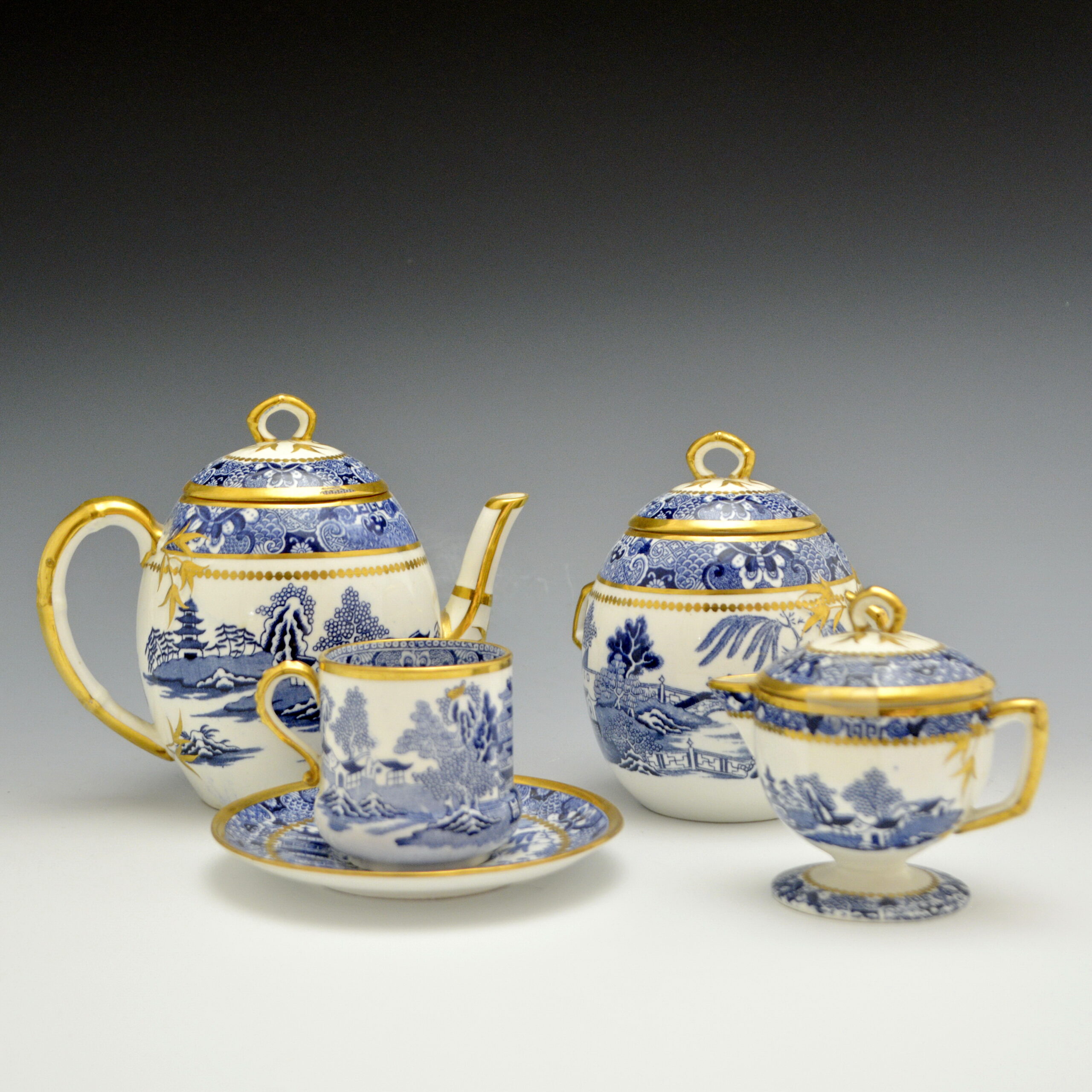 Tea Set, Two Temples II, Variation Broseley