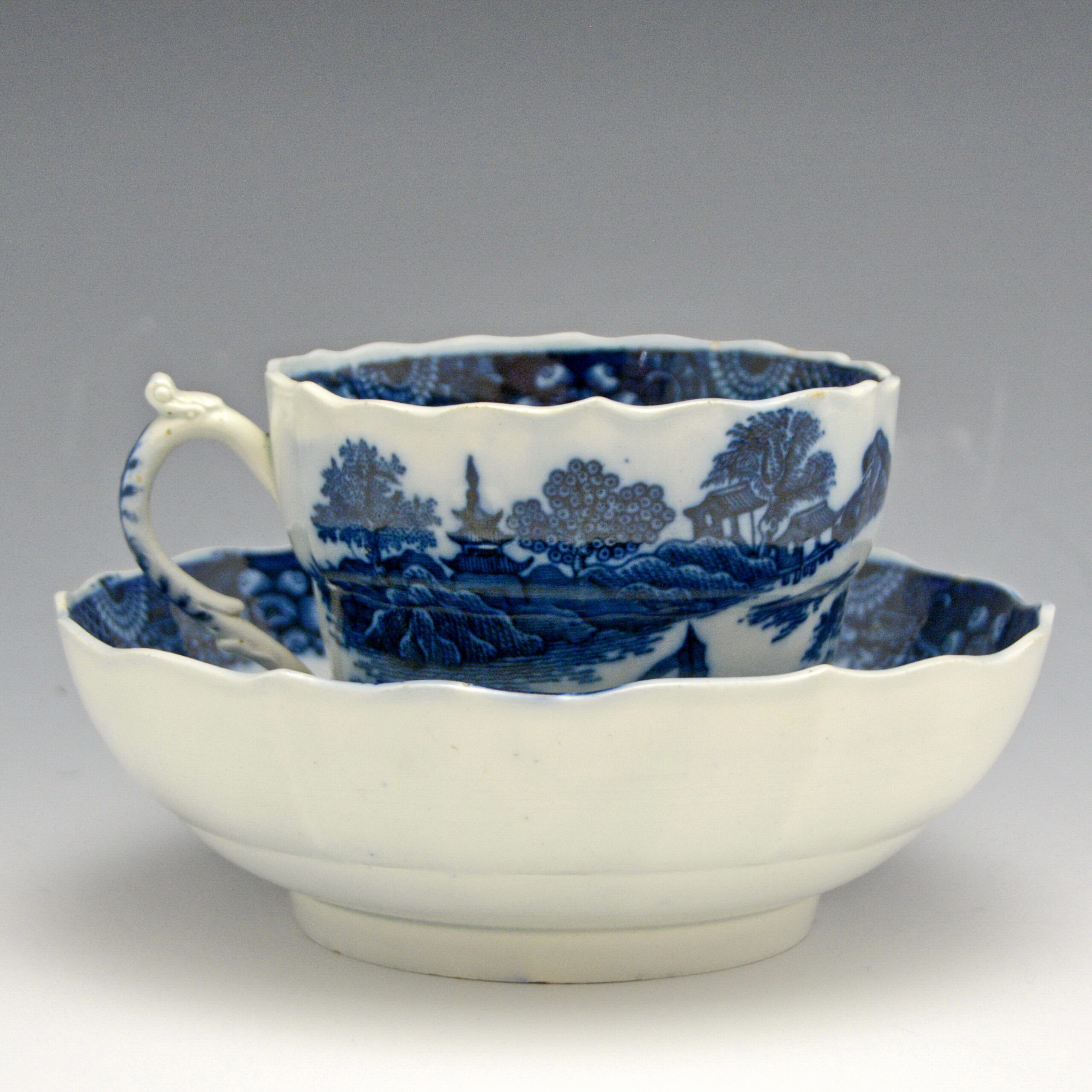 Cup and Saucer, Temple - Image 4
