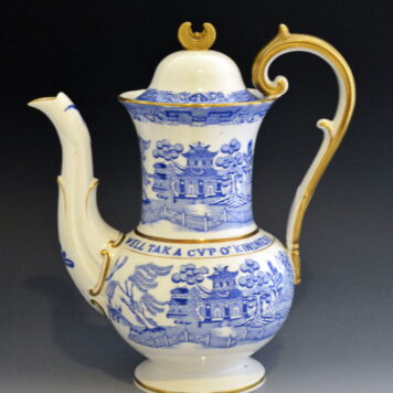 Teapot, Standard Willow Pattern