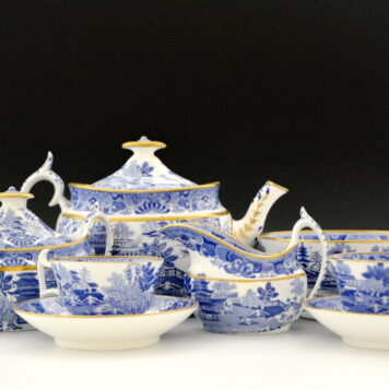 Tea Set, Two Temples I, Variation Temple