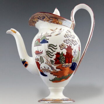 Teapot, Gaudy Willow
