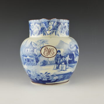 Commemorative Jug, Chinoiserie High Bridge
