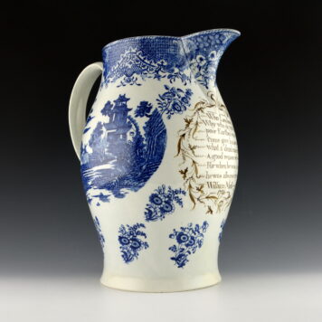 Commemorative Jug, Buffalo, William Moss, 1796