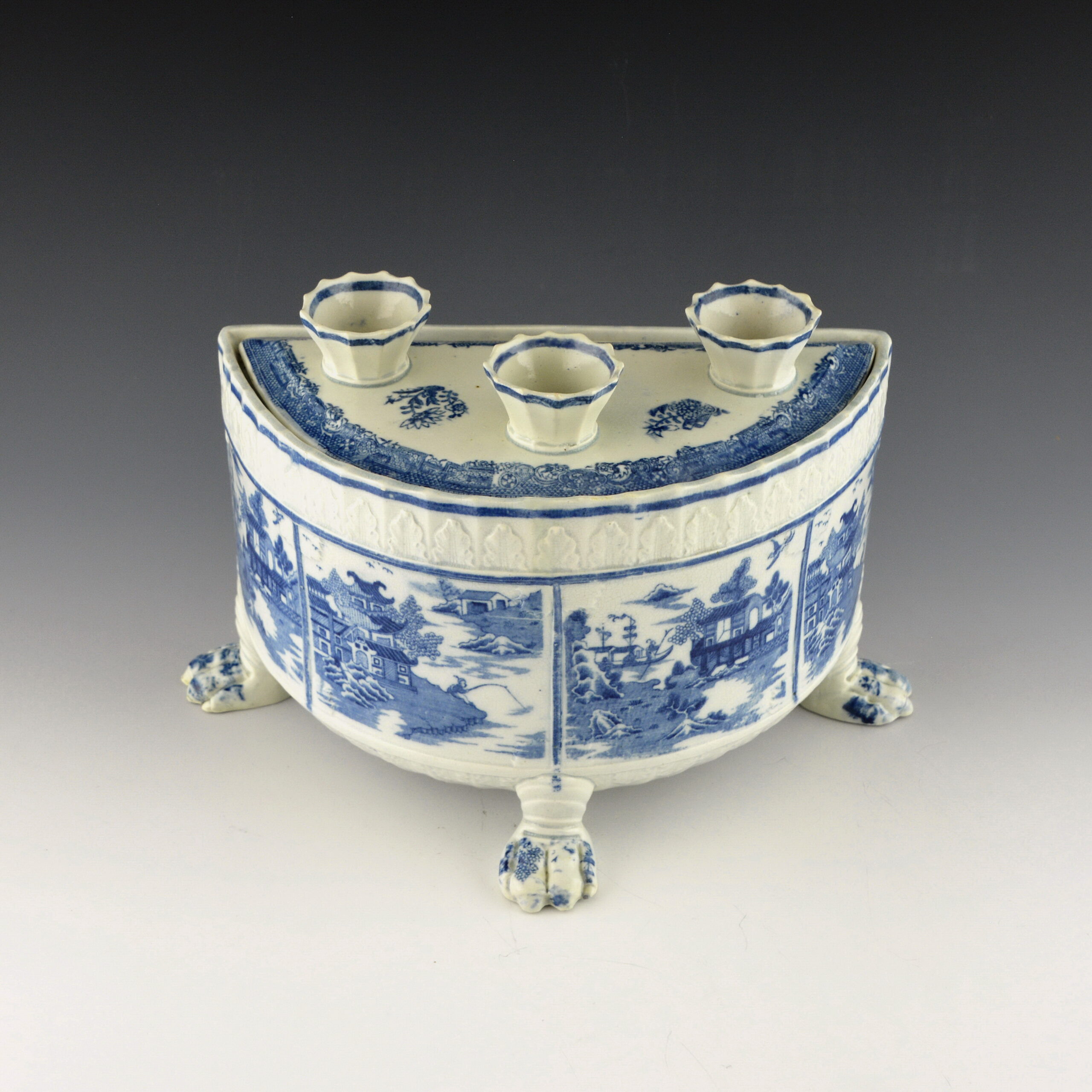 Bough Pot, Chinoiserie Fishing Scenes - Image 6