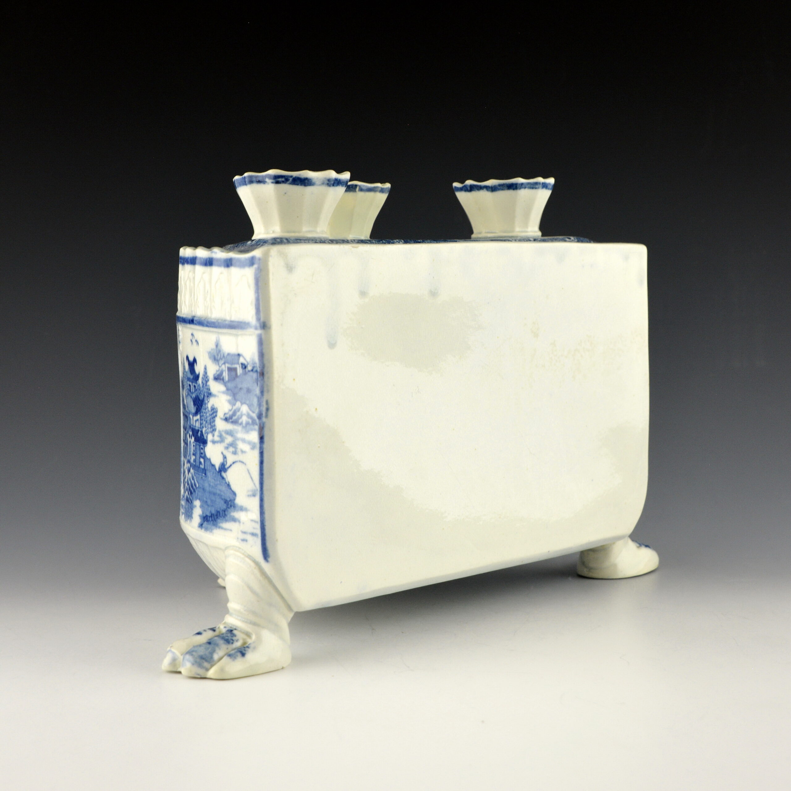 Bough Pot, Chinoiserie Fishing Scenes - Image 4
